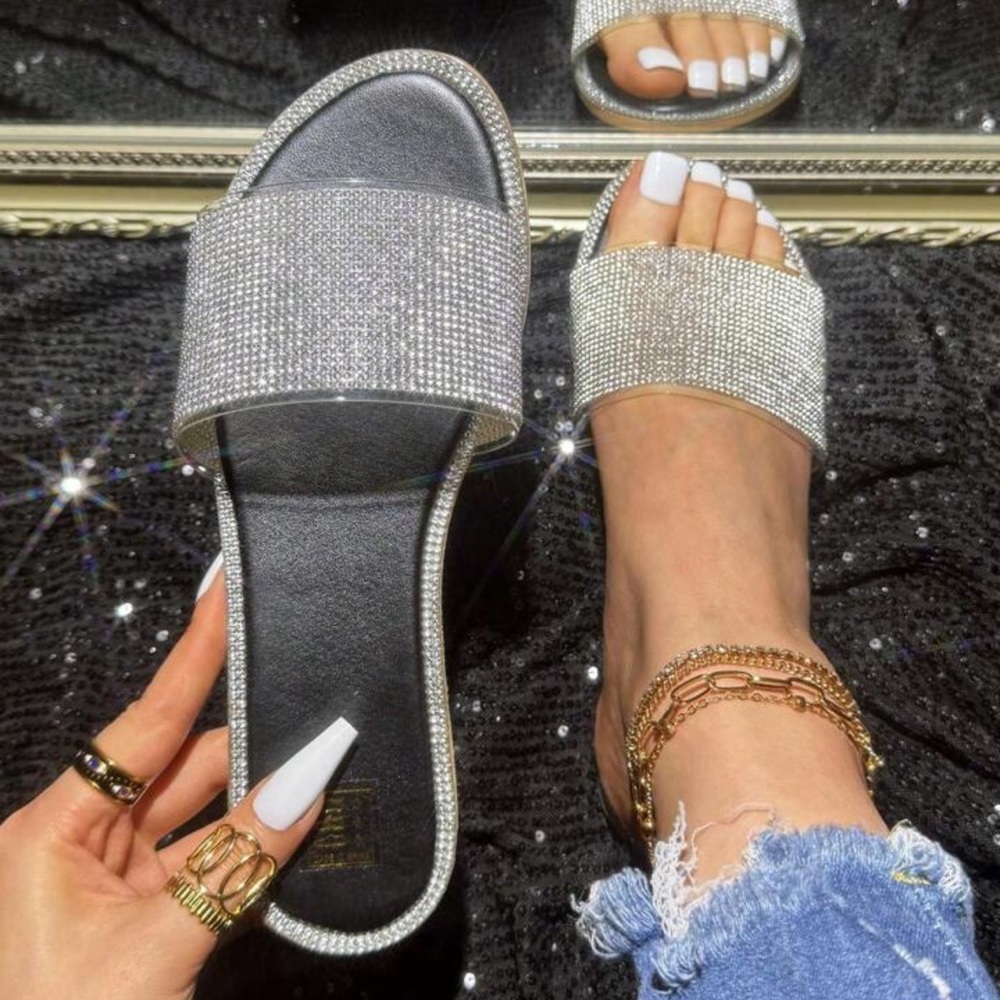 Sparkly sandals